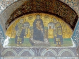 Istanbul Sainte-Sophie mosaïque Vierge et l'Enfant
