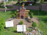 Ukraine miniature porte d'or