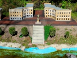 Ukraine miniature place de Richelieu et escaliers Potemkine Odessa