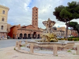 Rome piazza bocca della verita