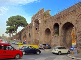 Rome piazza di porta San Giovanni