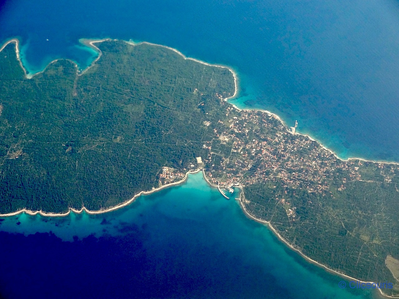 Zadar vue aérienne
