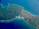 Zadar vue aérienne