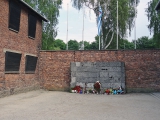 Auschwitz I Block 11 Le "mur de la mort"