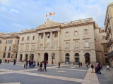 Barcelone Plaça Sant Jaume Palais de la Generalitat