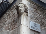 Statue indiquant la présence d'un bordel El Borne Barcelone