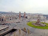 Barcelone plaça d'Espanya les arènes