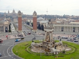 Barcelone plaça d'Espanya les arènes