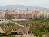 Barcelone plaça d'Espanya les arènes Parc Miró