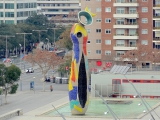 Barcelone plaça d'Espanya les arènes Parc Miró