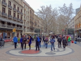 Barcelone Rambla Mosaïque de Miro