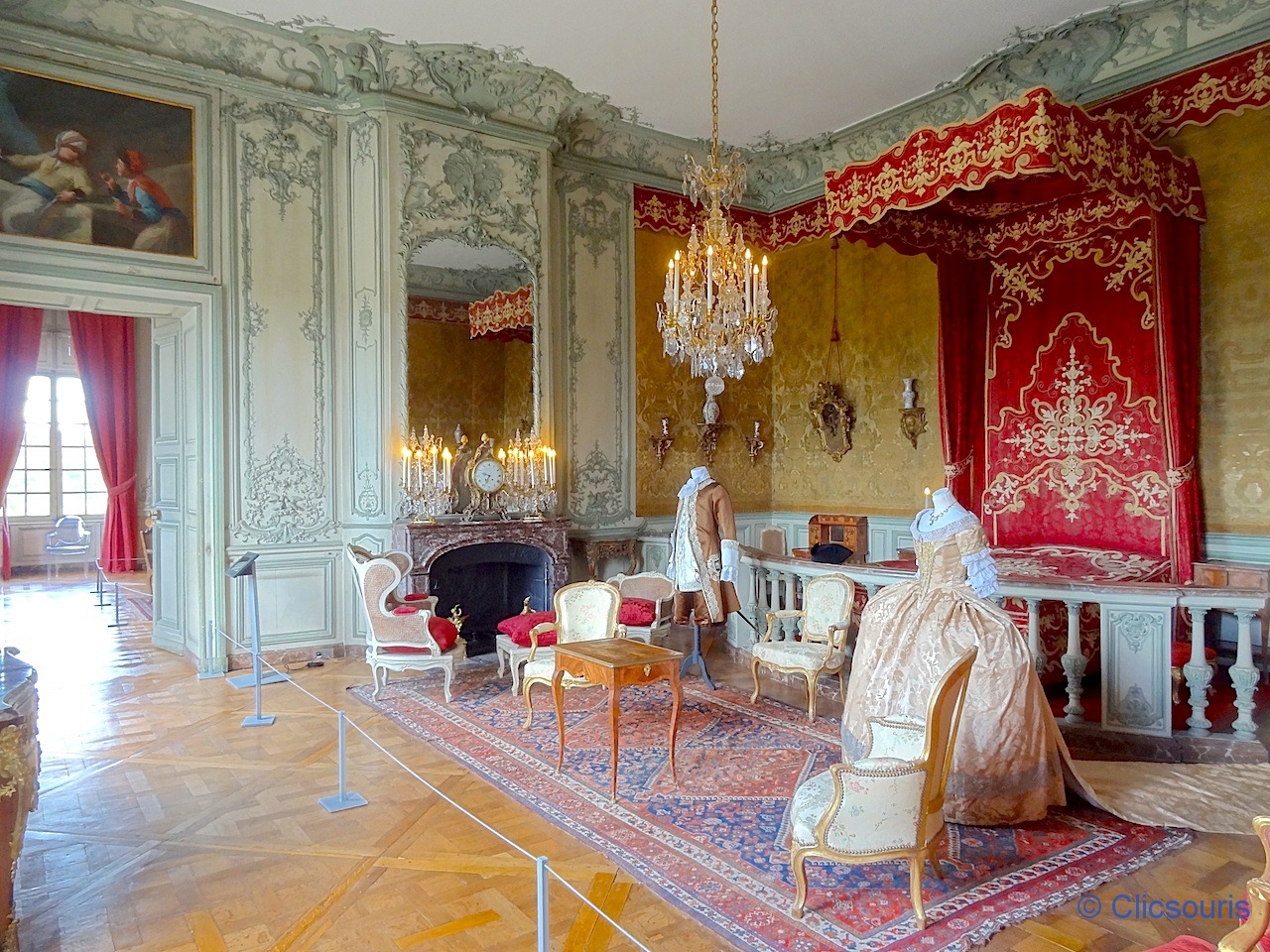 Château Champs-sur-Marne chambre d'honneur