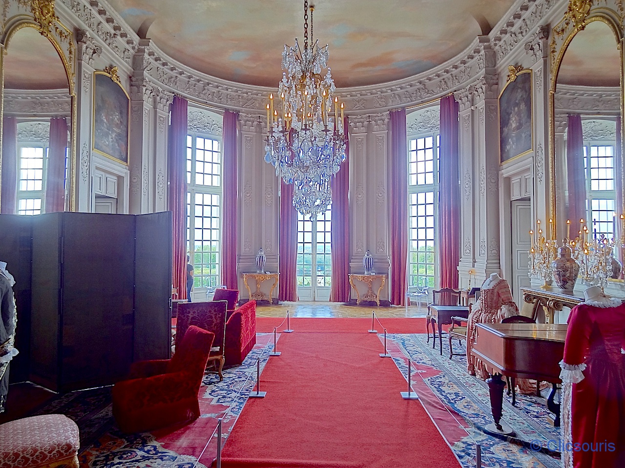 Château Champs-sur-Marne salon de musique