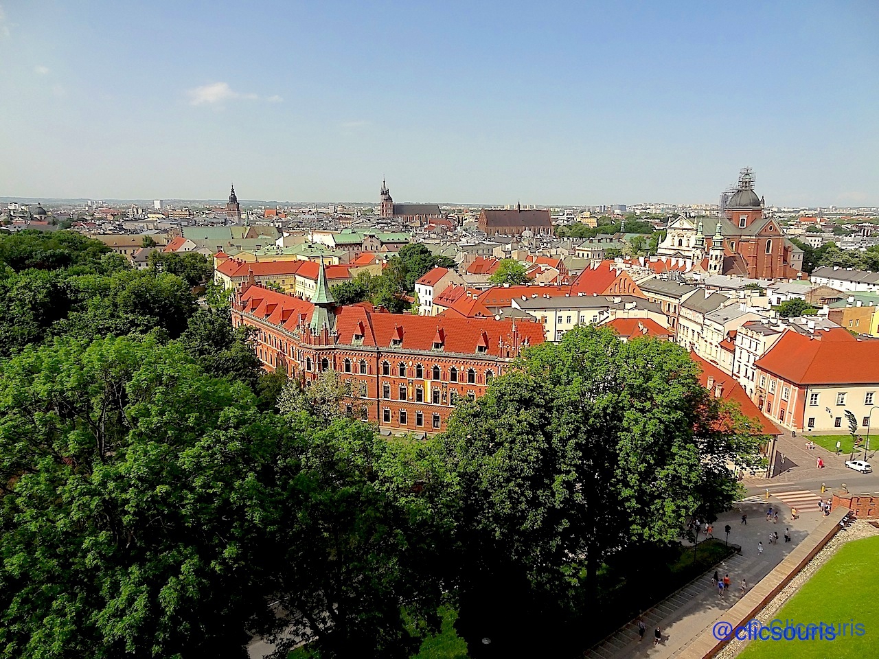 Cracovie Wawel vue depuis la cathédrale