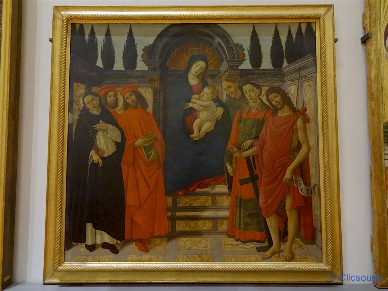 Florence galerie de l'académie salon du colosse