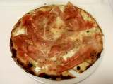 pizza gorgonzola jambon cru