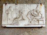 Herculanum maison du relief de Télèphe