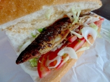 Istanbul gastronomie sandwich au poisson