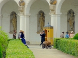 Kroměříž  jardin de fleurs