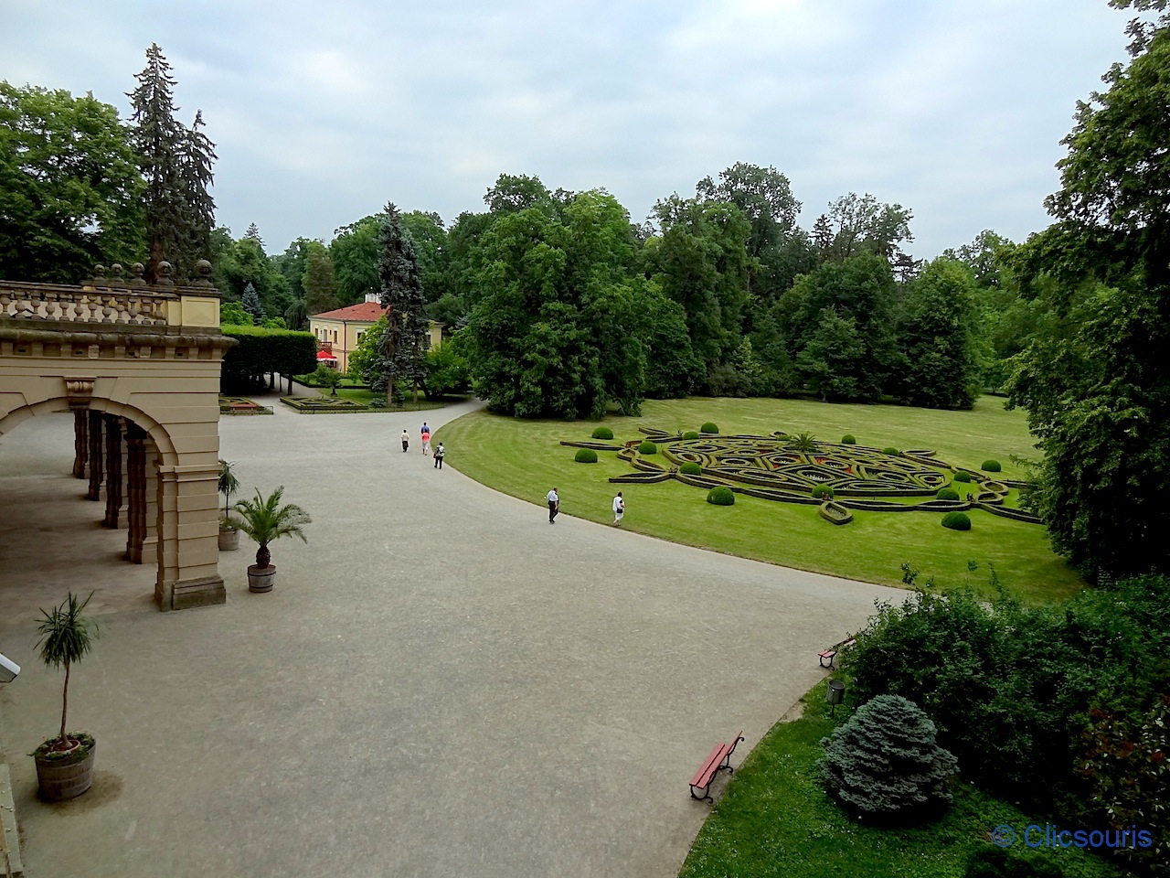Kroměříž palais épiscopal et jardin
