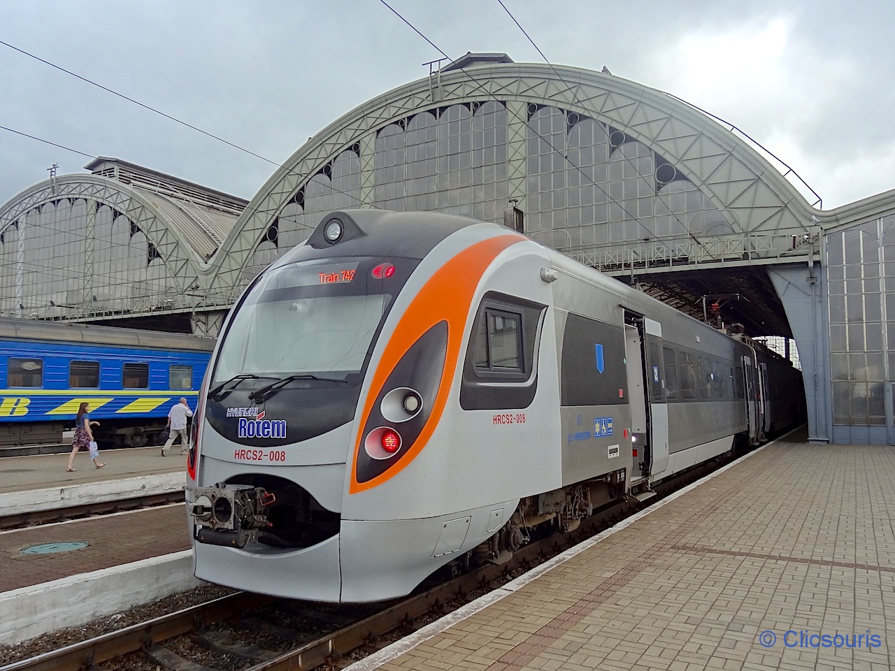 Train rapide en Ukraine