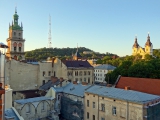 Lviv vue des toits