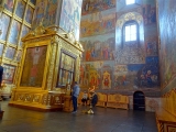 Moscou monastère Novospassky intérieur cathédrale