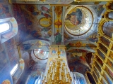 Moscou monastère Novospassky intérieur cathédrale