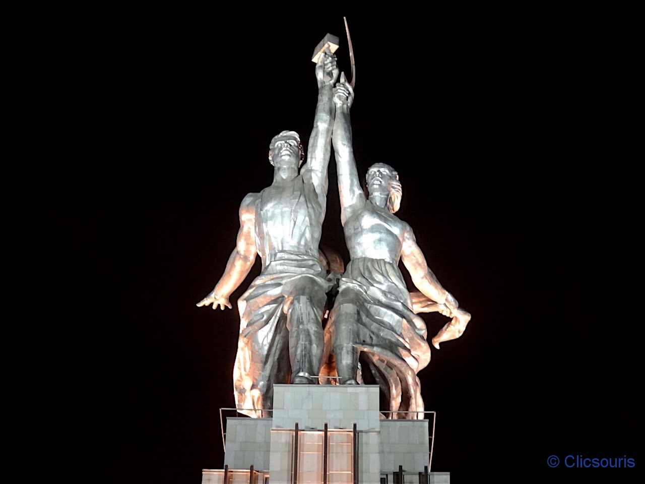 Moscou monument ouvrier et KolkhozienneMoscou monument ouvrier et Kolkhozienne