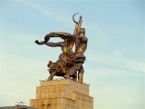 Moscou monument ouvrier et Kolkhozienne