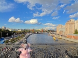 Moscou vue sur le Kremlin
