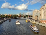 Moscou vue sur le Kremlin