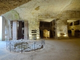 Naples catacombes de San Gennaro vestibule inférieur