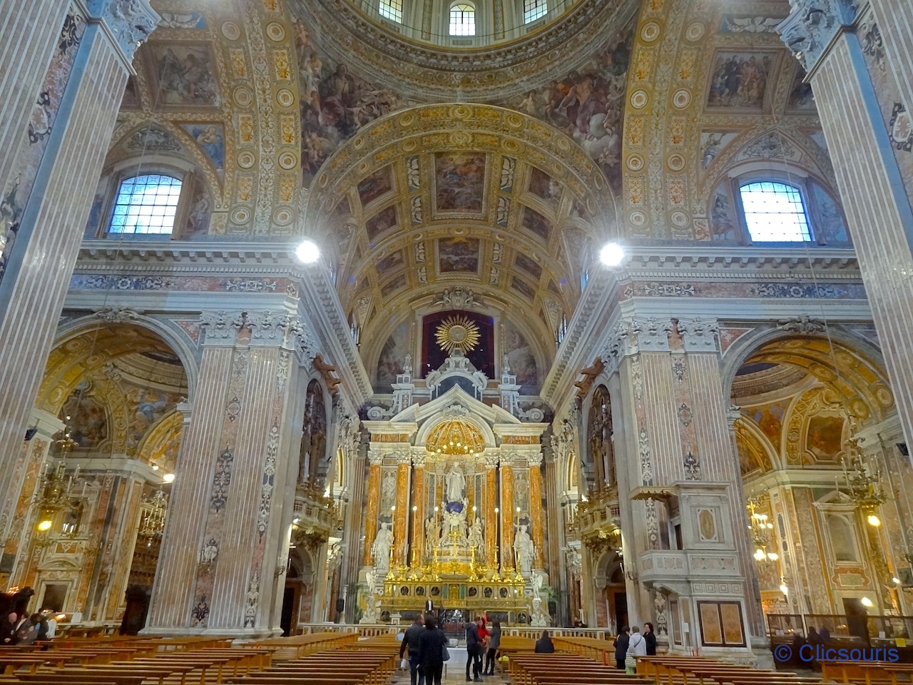 Naples église du Gesu Nuovo