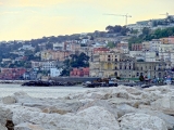 Naples Molo di sopraflutto Sannazzaro (Molo Luise)