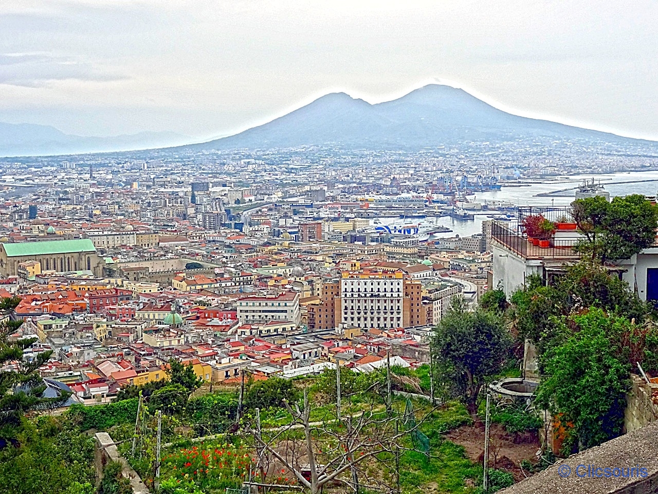 Naples Chartreuse San Martino vue côté ville