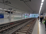 Métro léger de Porto (intérieur d'une station)