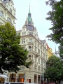 Art nouveau Prague rue de Paris