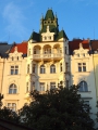 Art nouveau Prague rue de Paris