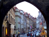 Prague Mala Strana rue Mostecka