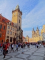 Malé namesti et ancien hôtel de ville Prague