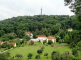vue sur la colline de Petřin Prague