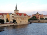 vue sur les quais de Vltava Prague