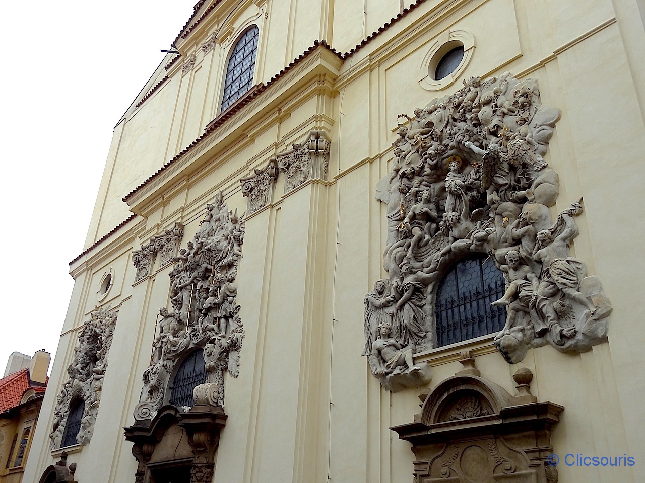 église baroque Stare Mesto Prague