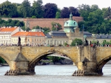 vue sur le château de Prague