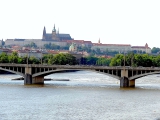 vue sur le château de Prague
