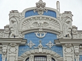 Riga Art nouveau Elizabates iela 10b detail