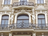 Elizabetes iela art nouveau detail