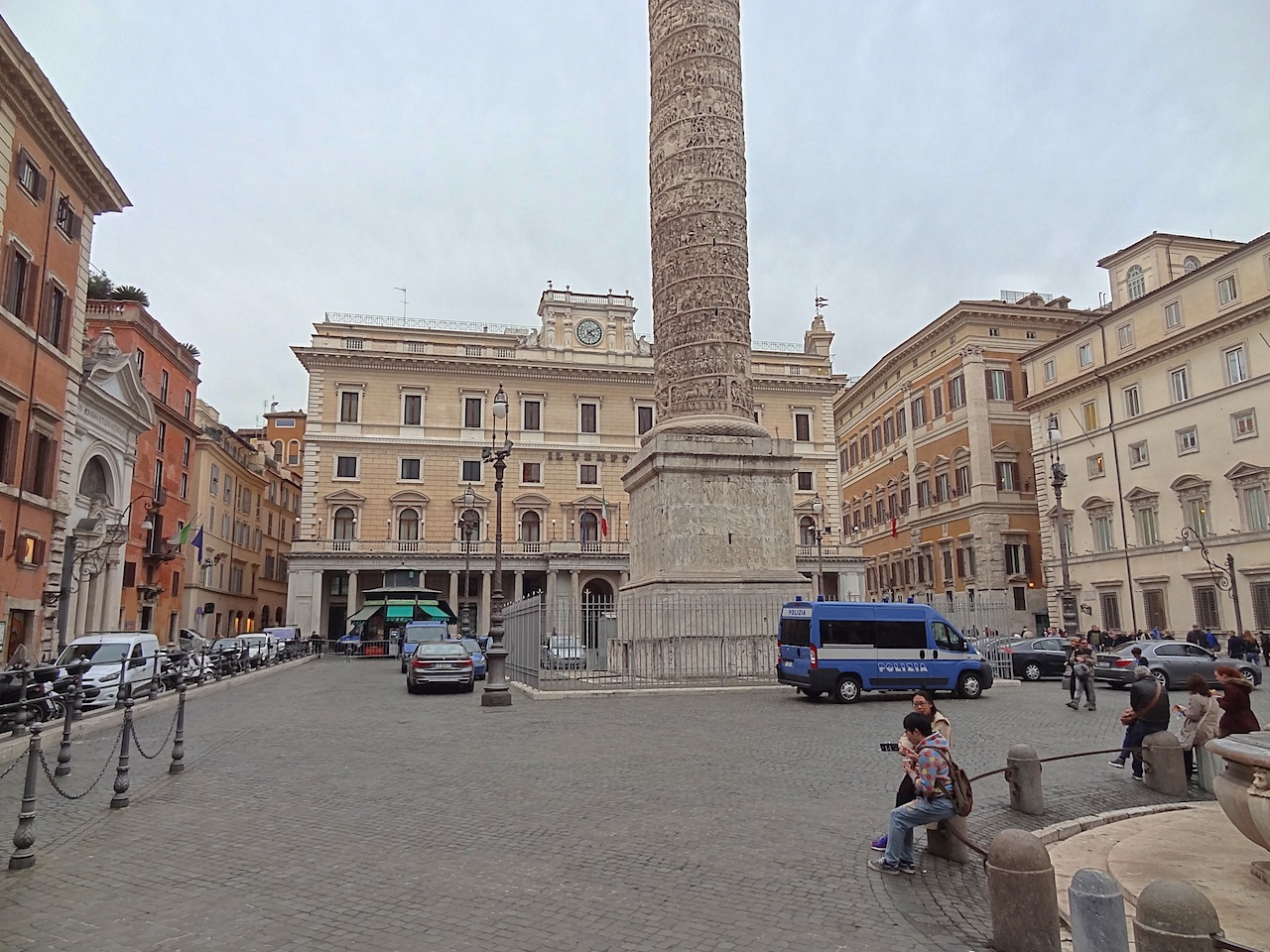 Rome piazza colonna