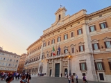 Rome piazza di Montecitorio